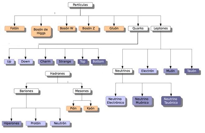 Clasificación de la familia atómica