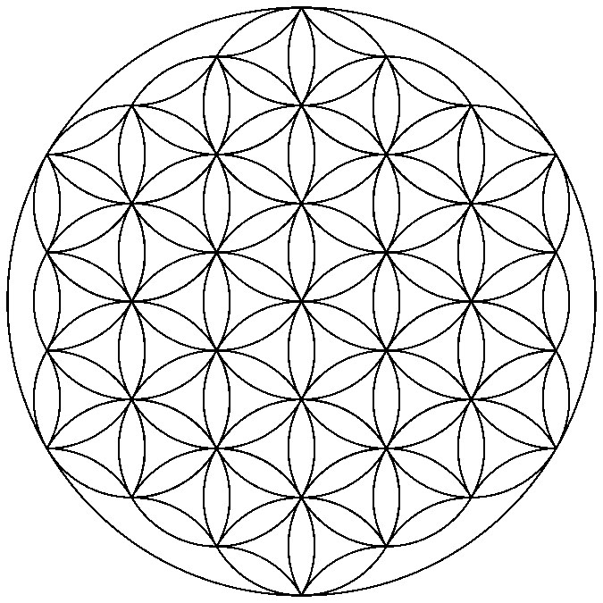 La geometría sagrada de La Flor de la vida