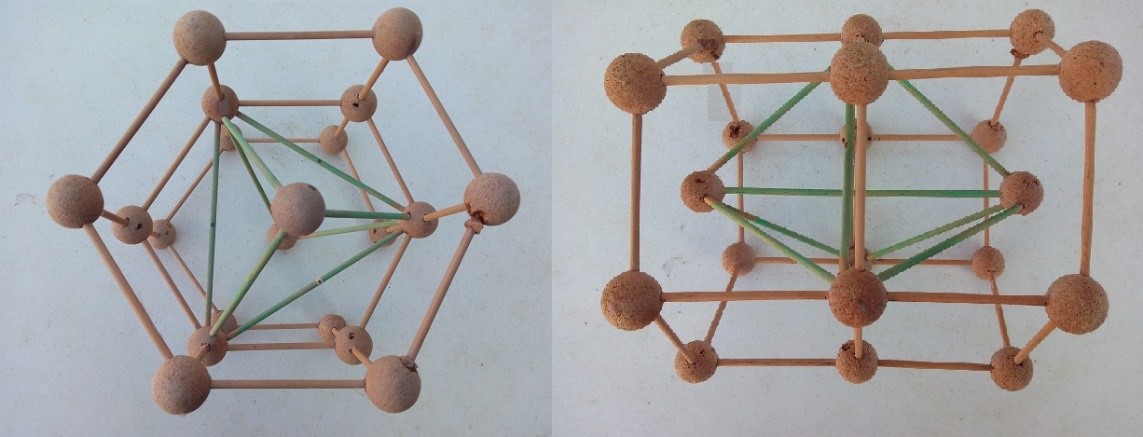 El Rombo dentro de la estructura tridimensional