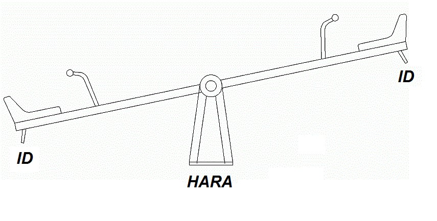 El punto Hara es capaz de equilibrar los dos lados