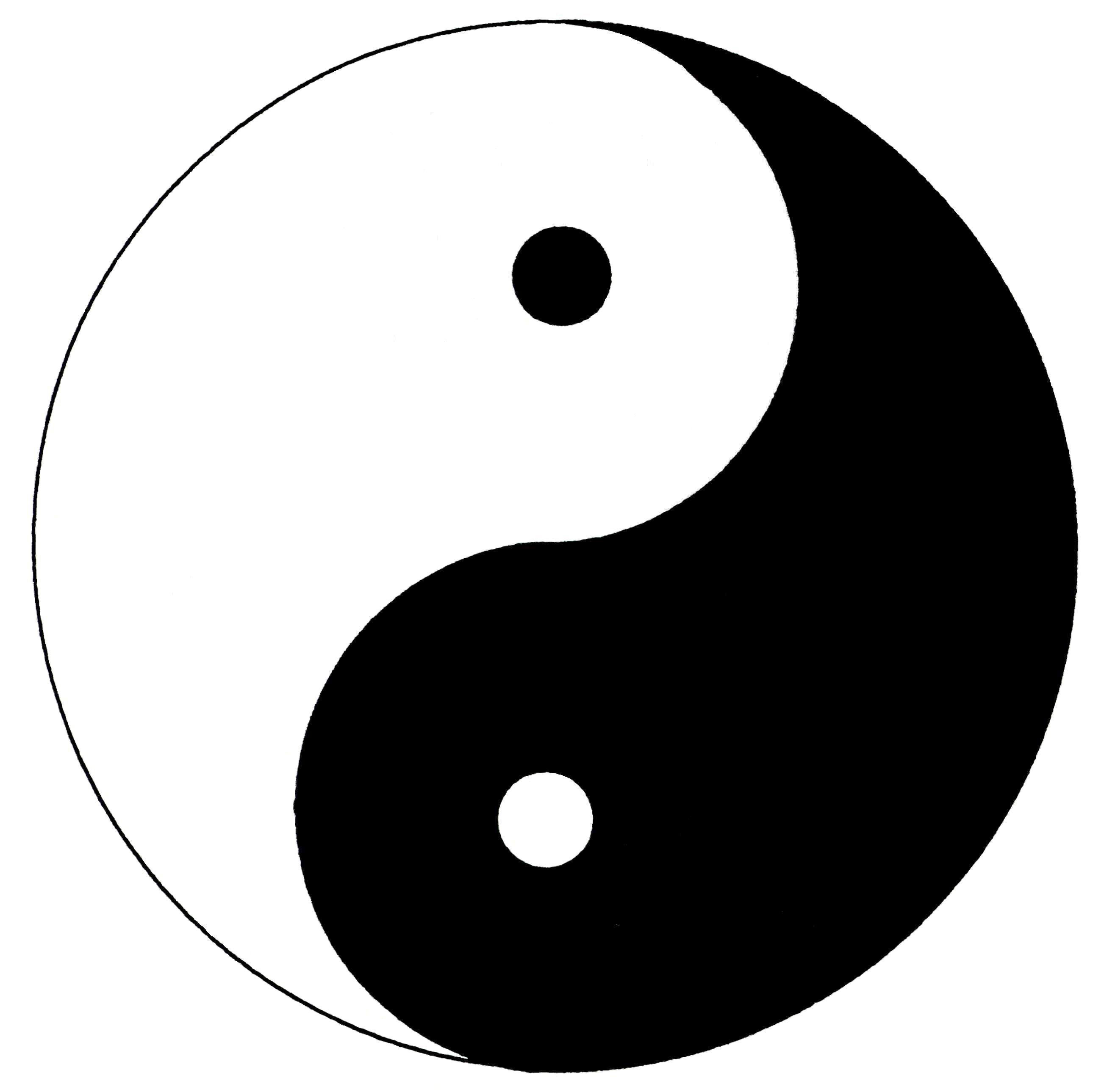 Representación clásica del esquema Yin-Yang