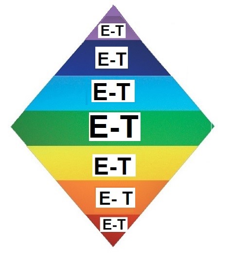 Representación del Espacio- Tiempo en cada dimensión